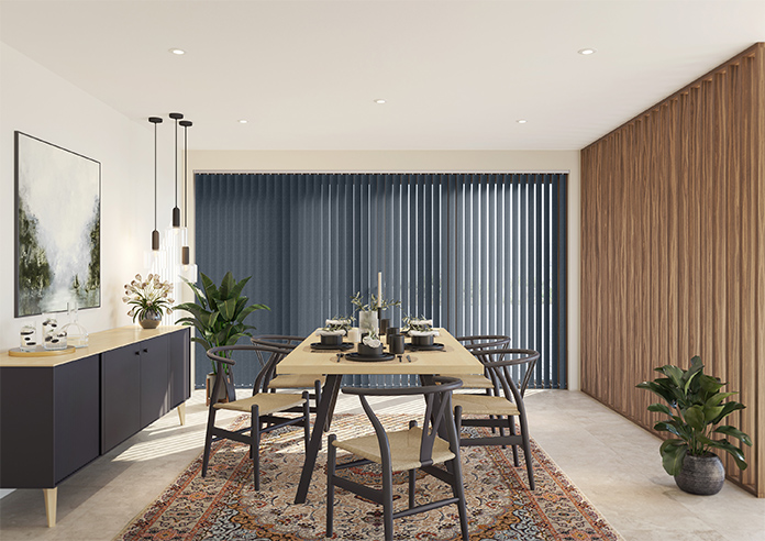 Juno (Blackout), Highland Blue - Vertical Blind - Image 8
